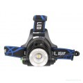 Ultraflash фонарь налобный E1336 (акк.2x18650) 2св/д 4W(300lm) 250м фокус, 4 реж/сенсор, металл/черн